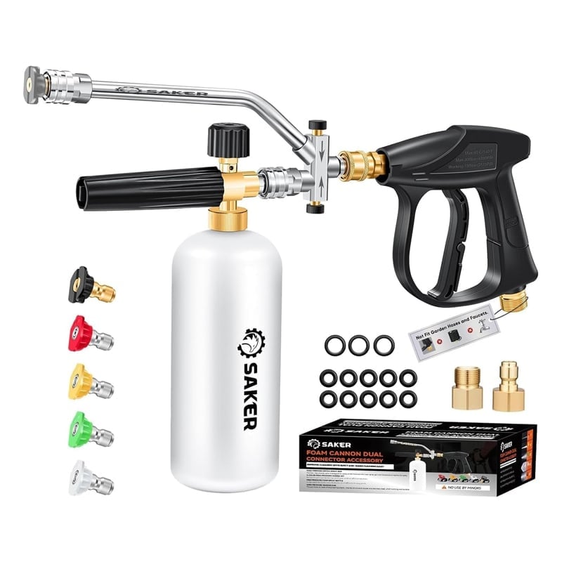 Sakerplus® Foam Cannon Dual Connector Accessory