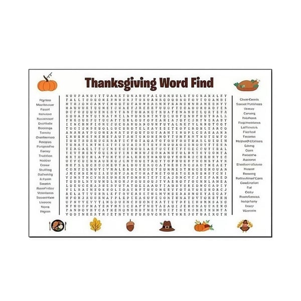 Word Fill-in Puzzle Poster