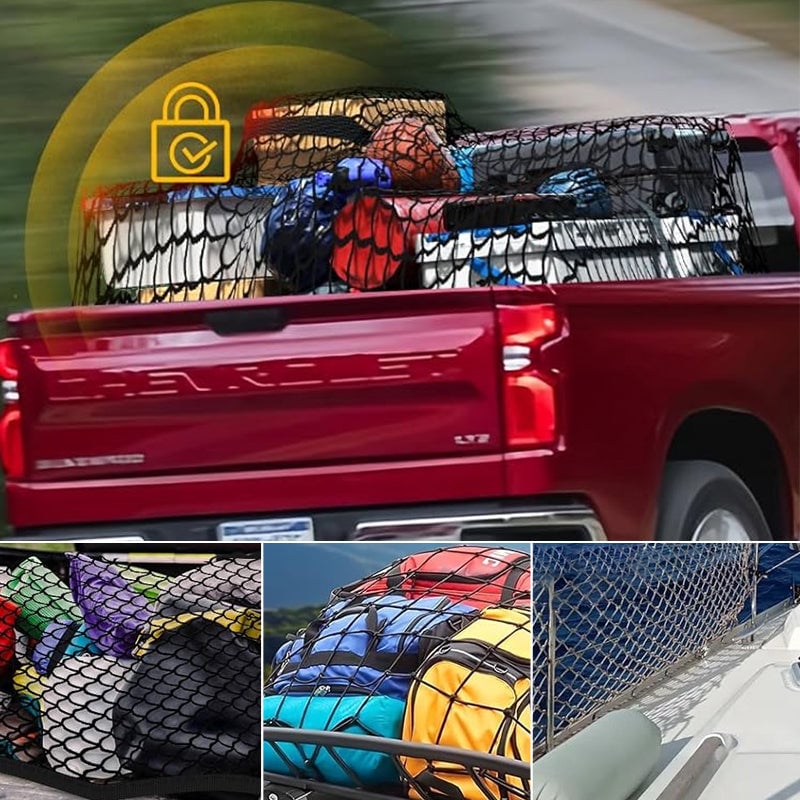 Truck Cargo Net Organizer for Trunk Storage