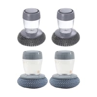 Kitchen Soap Dispensing Palm Brush
