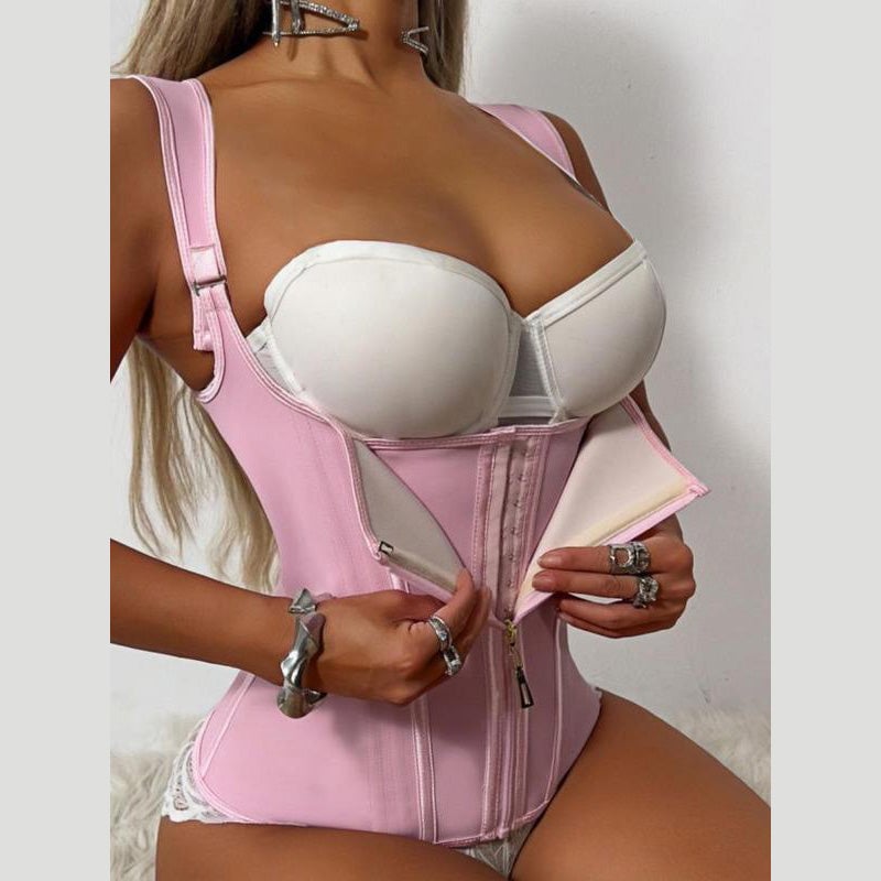 Vintage Shapewear Topp med Glidelås