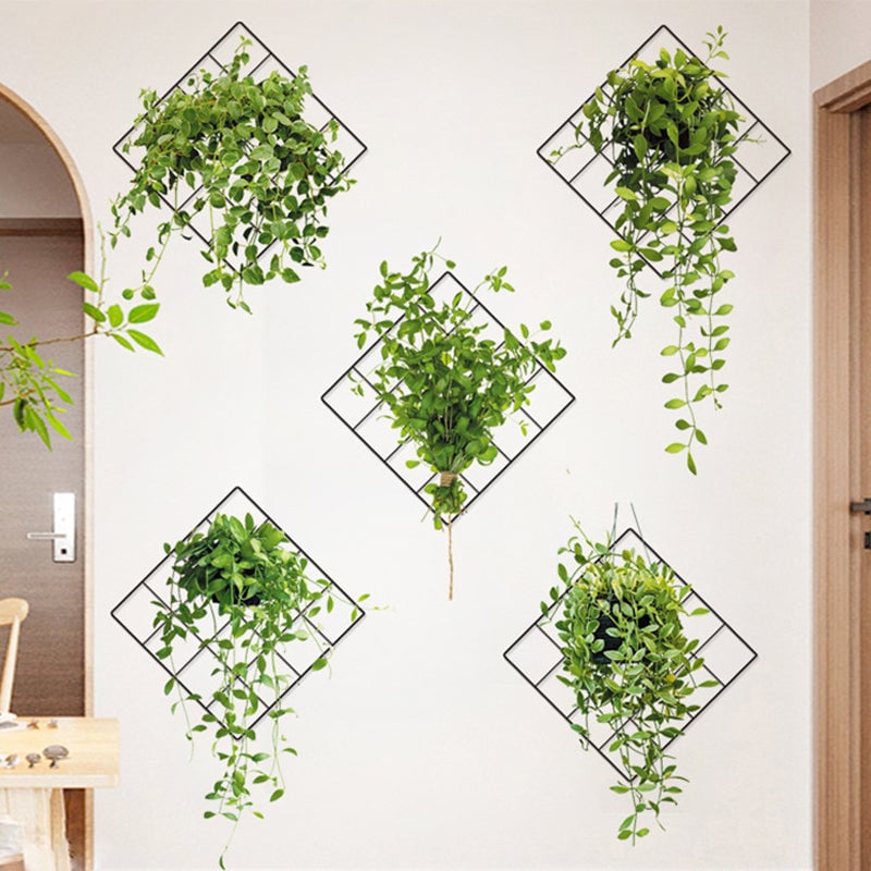 Autocollant Mural 3D Plante Verte