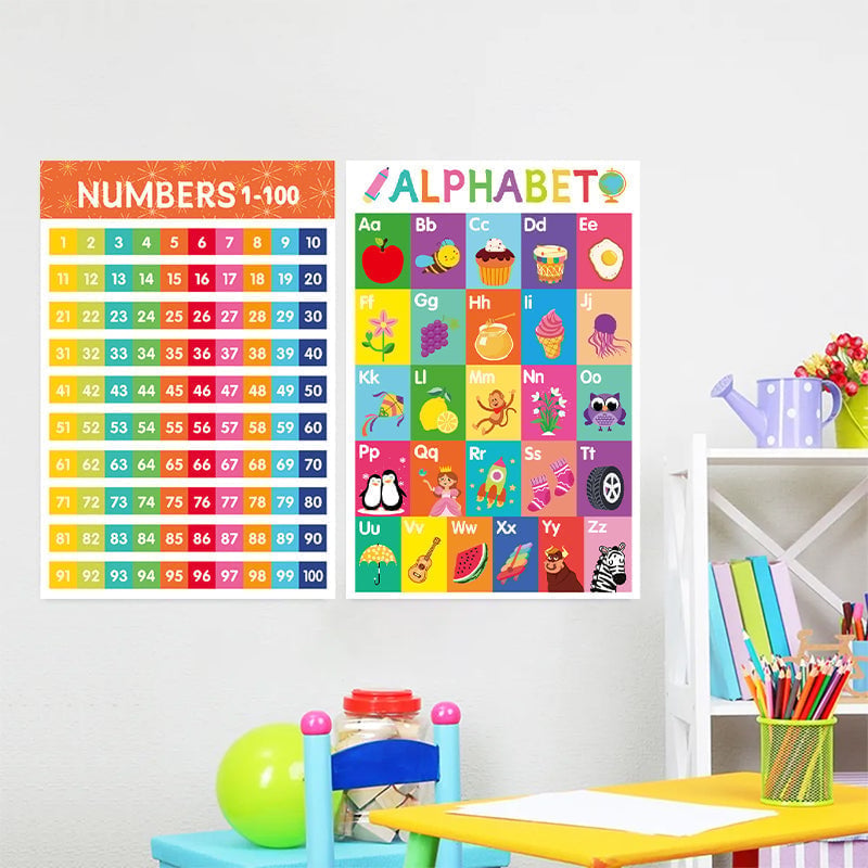 Colorful Educational Posters（16 PCS/SET ）