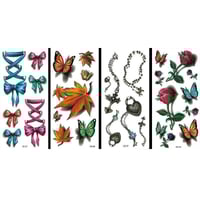 Adesivi per tatuaggi 3D (16 pezzi)