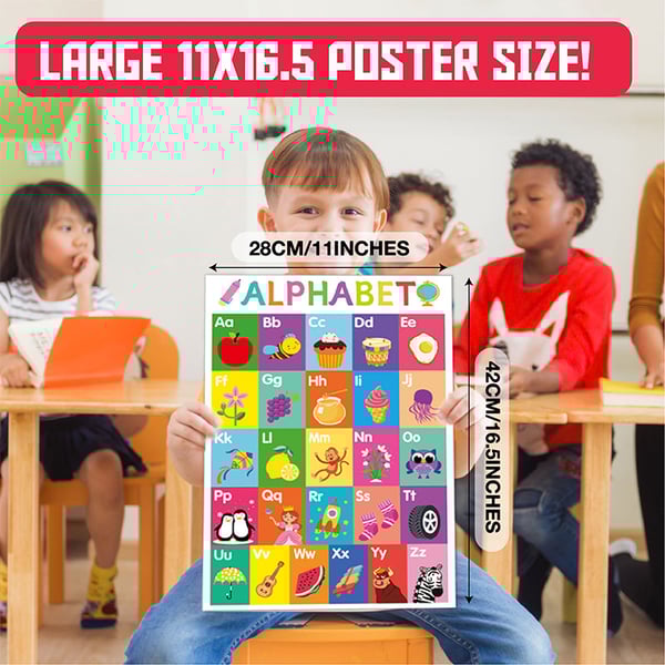 Colorful Educational Posters（18PCS/SET ）