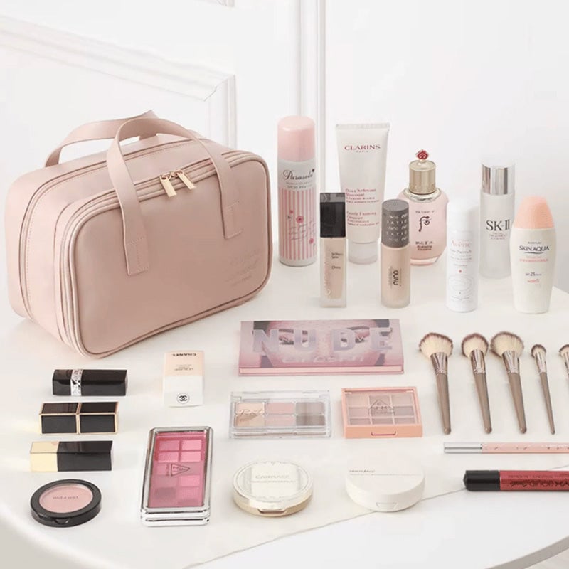 Large Capacity Portable Cosmetic Bag