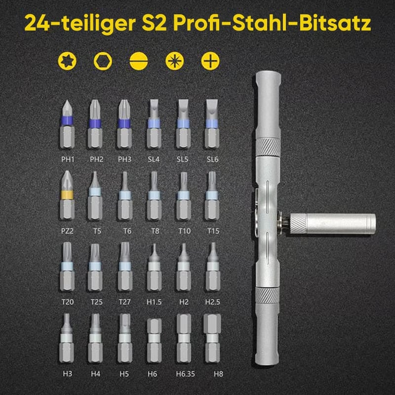 Sale20 - Ratschen-Schraubendreher Set 24-in-1
