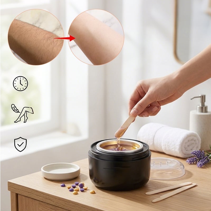 Professional Hard Waxing Set for Face and Body