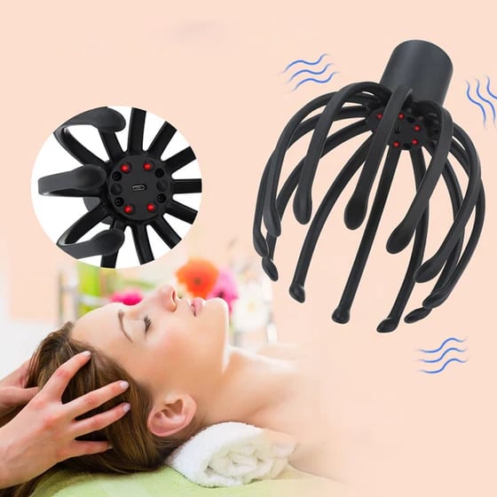 Oktopus Kopf-Massager