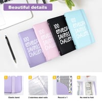 100 Days Money Saving Challenge Budget Storage Book