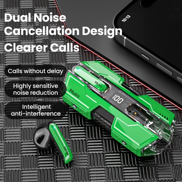 Semi-in-ear Design Wireless Headset