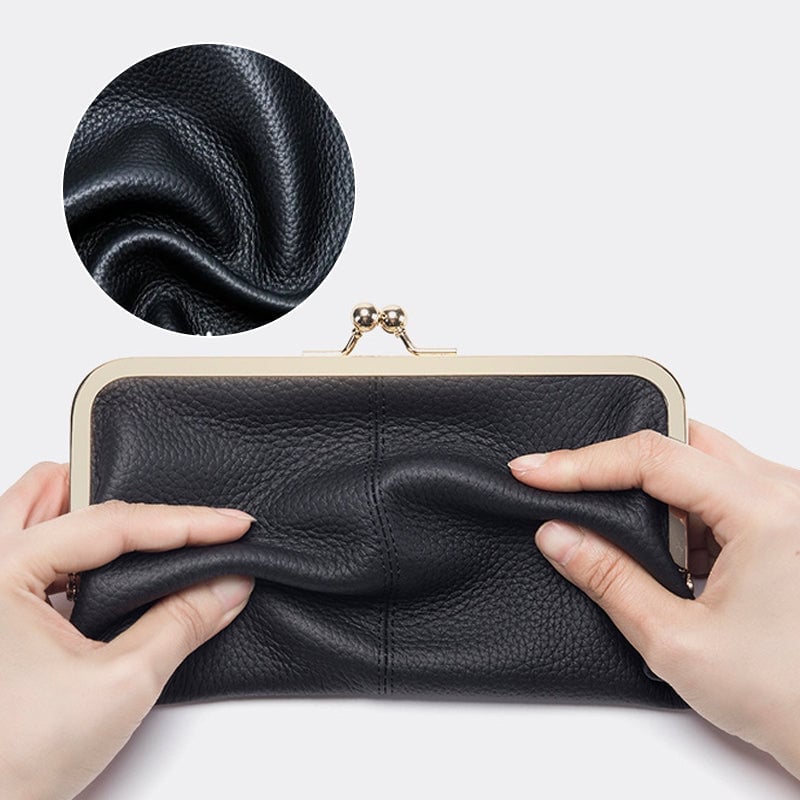 Leather Wallet with Large Capacity