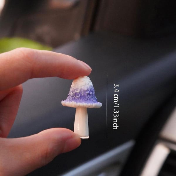 Simulation Mushroom Car Decoration