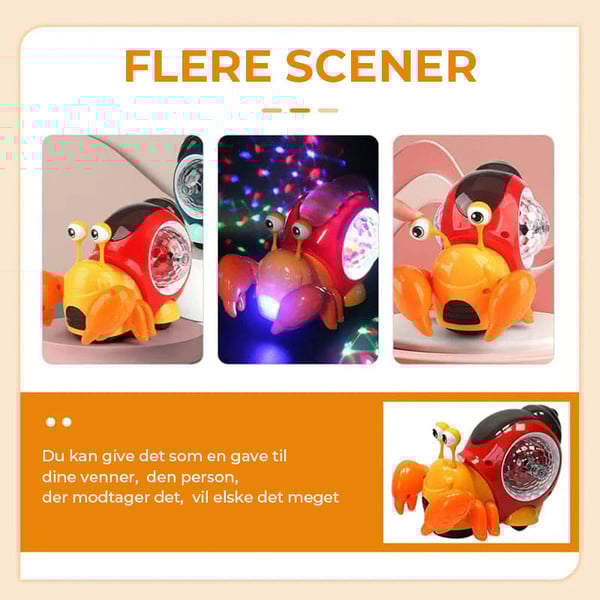 Lysende sneglelegetøj