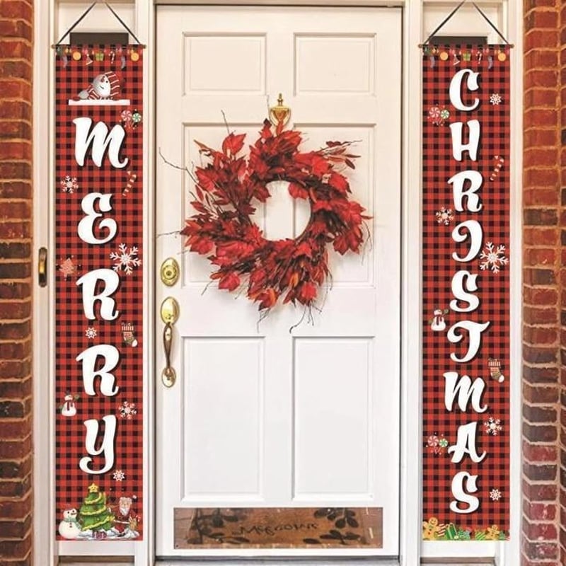Christmas curtain couplet