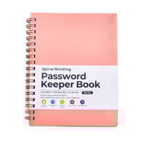 A6 Coil Password Keeper Book