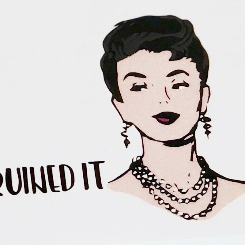 Geestige vrouwen sticky notes