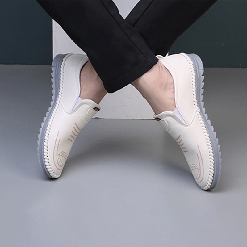 Soft Surface Tendon Sole Hand Sewn Breathable Men's Shoes