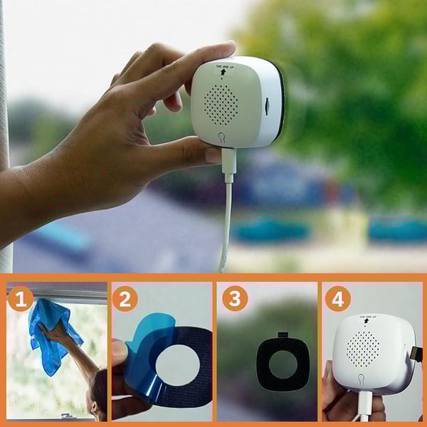 Smart WLAN-Fensterkamera 3MP mit Al-Nachtsicht