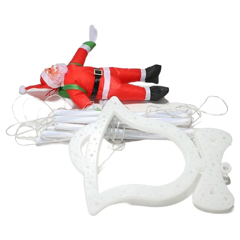 Santa Claus LED Ladder Light