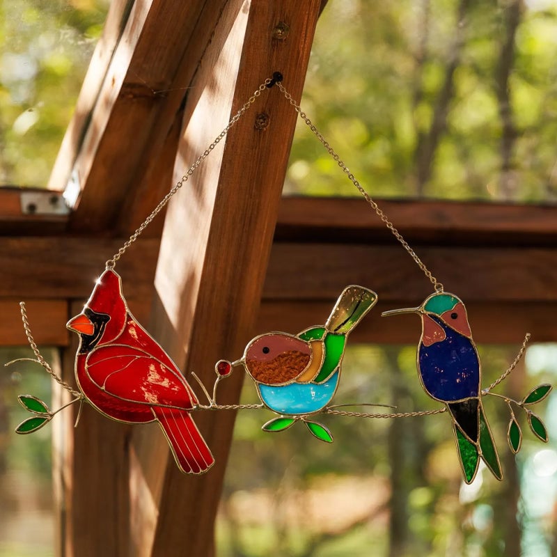 Stained glass hangings