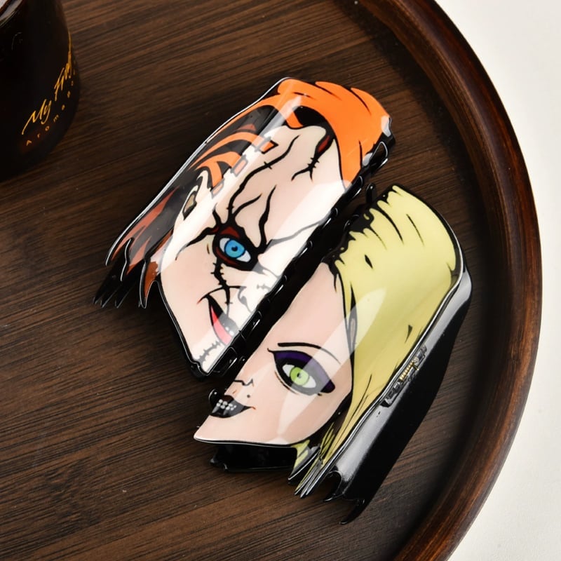 Lustige Haarklammern