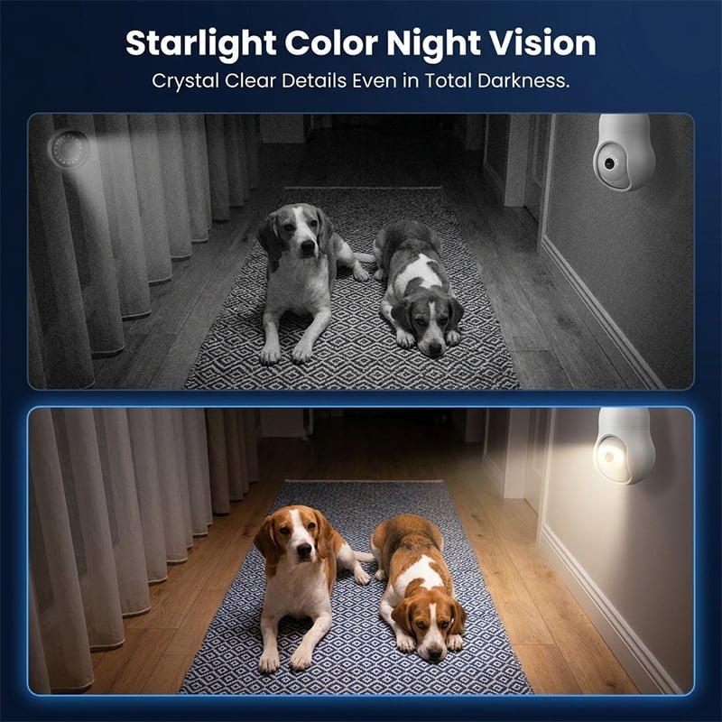 Smart Light Bulb Security Camera