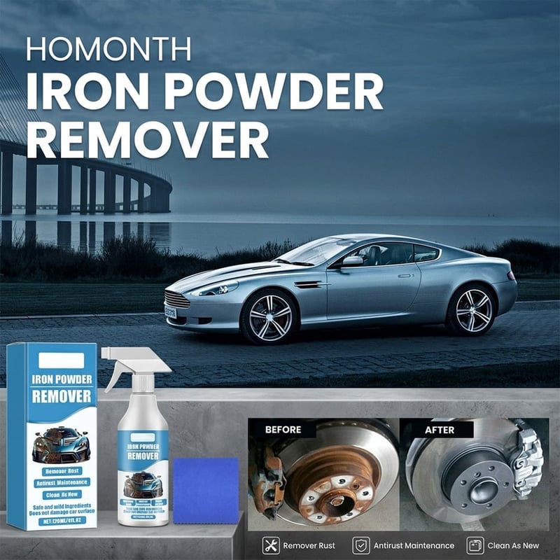Car Iron Powder Rust Remover Spray