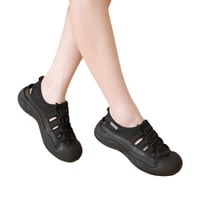 Chaussures Blanches Creuses à Semelle épaisse D'été