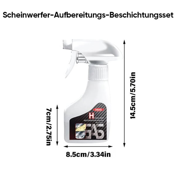 upsell-Scheinwerfer-Restaurierungsspray