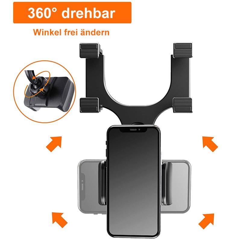 Porta telefono per specchietto retrovisore auto