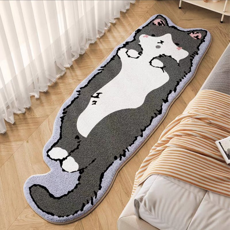 Cute Cartoon Cat Tufted Rug