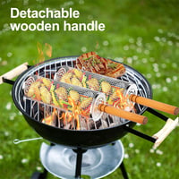 Saker® Rolling Grill Basket Set