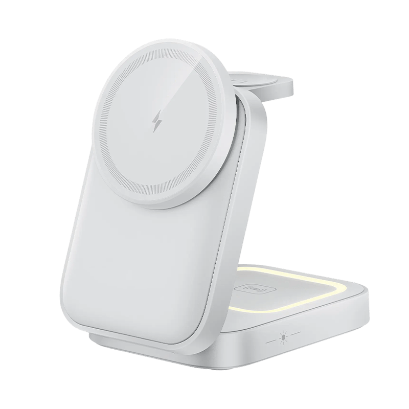 Sakerplus® 3-In-1 Foldable Magnetic Wireless Charging Station