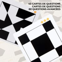 Puzzle géométrique en bois avec blocs cachés et plateau de rangement