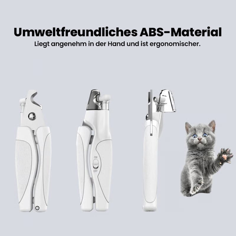 Haustier-Nagelknipser mit LED-Licht