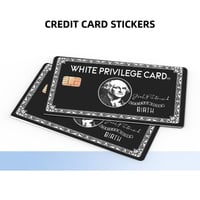 Set of 4 Credit Card Skin Vinyl Stickers