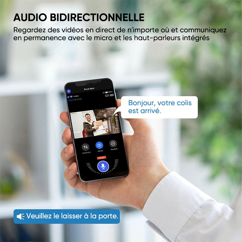 Caméra de surveillance sans fil