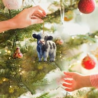 Cartoon Koe Decoratief Ornament