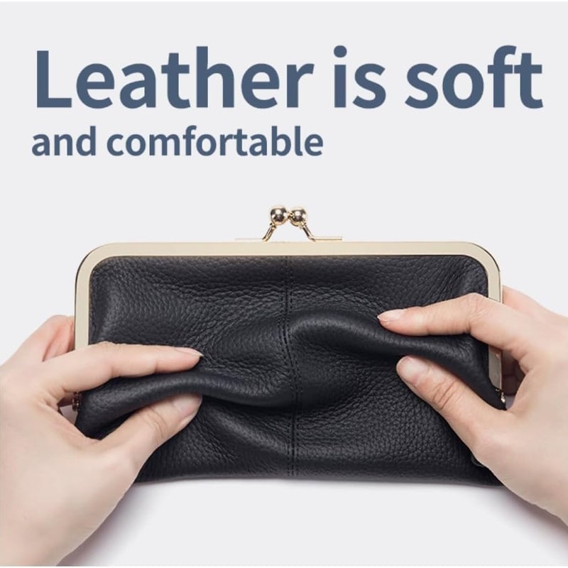 Leather Wallet with Large Capacity