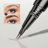 Stylo à sourcils 2 en 1 à double extrémité