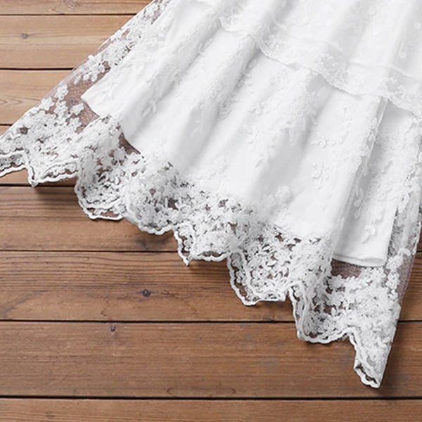 Trekvartsärm i spets