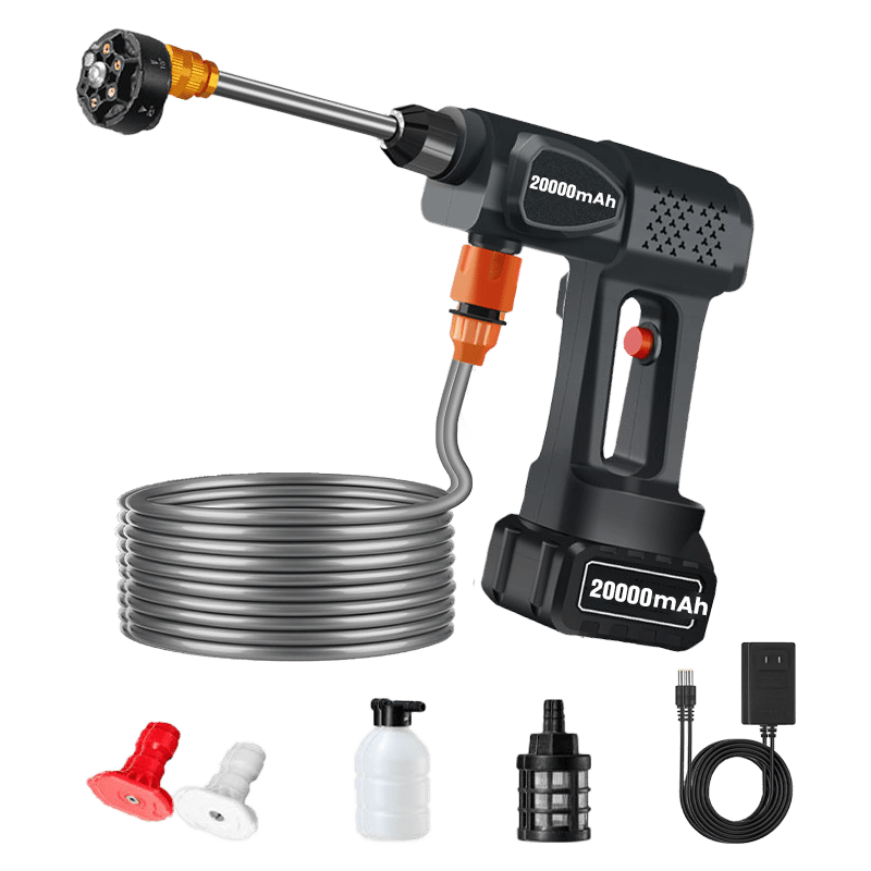 6-in-1-Sprühdüse Autowaschwasserpistole