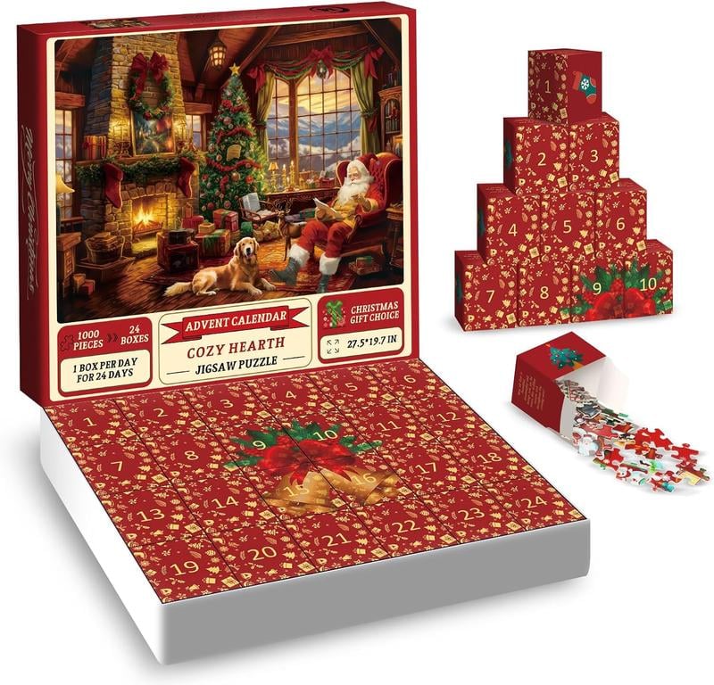 🎅🎄Adventskalender for julepuslespill