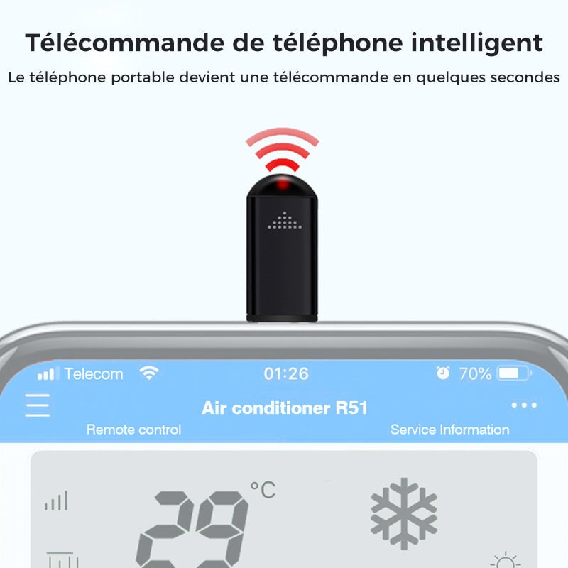 Télécommande pour téléphone portable Capsule