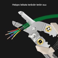 Monitoimiset johtojen kuorintapihdit