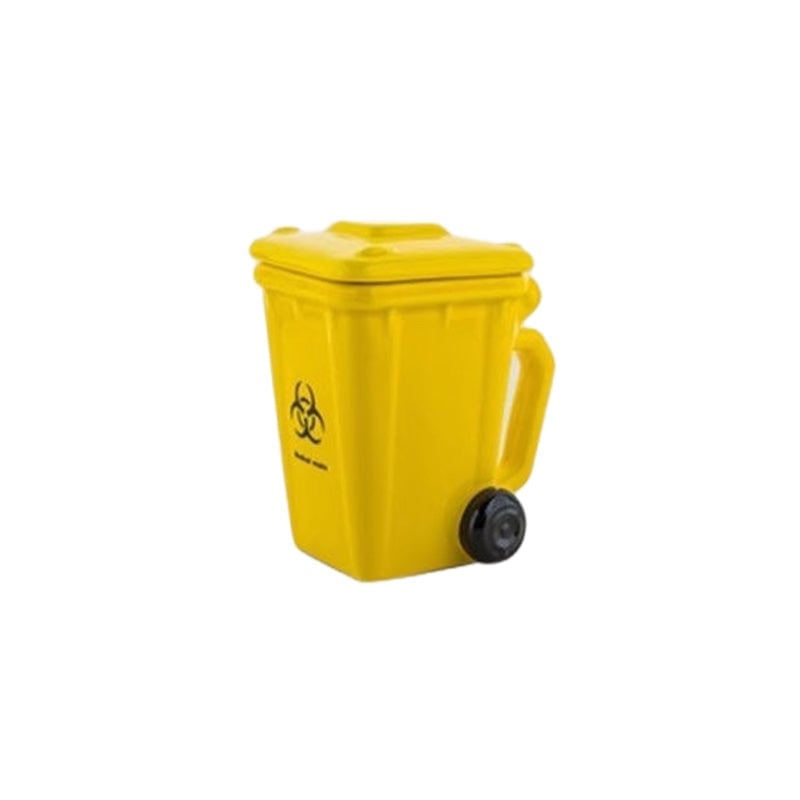 Creative Quirky Trash Can Ceramic Cup