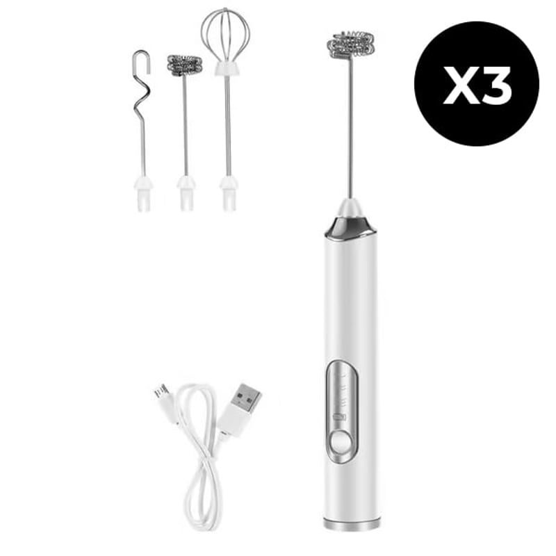Electric Milk Frother & Egg Beater – 304 Stainless Steel