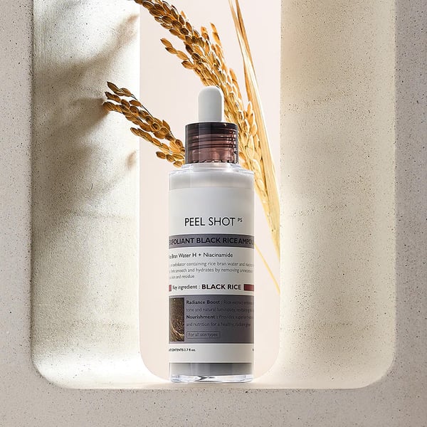 Gentle Exfoliating Ampoule – Black Rice