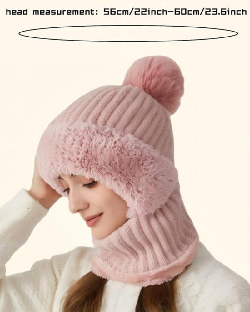 Damebeanie I Ensfarget Design Med Dusk